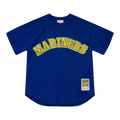 Mitchell & Ness Authentic Mesh BP Seattle Mariners 1991 Ken Griffey Jr. Men Baseball Jersey Dark Royal