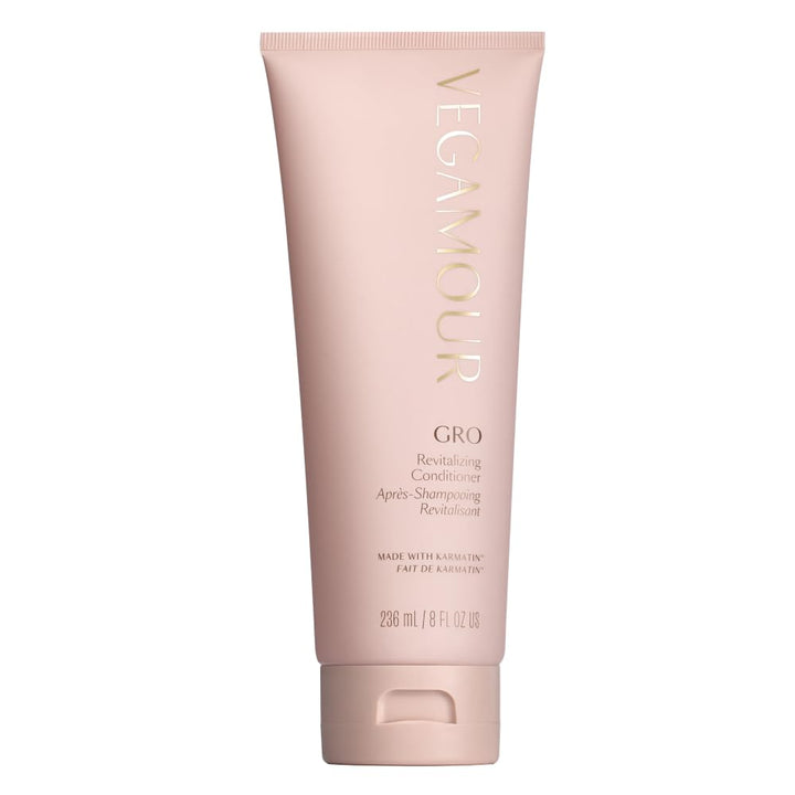 VEGAMOUR GRO Revitalizing Conditioner | Smooths, Strengthens and Adds Shine to Thinning Hair | Clean, Vegan, Cruelty-Free, Clinically Proven and Color Safe (8 Fl Oz)