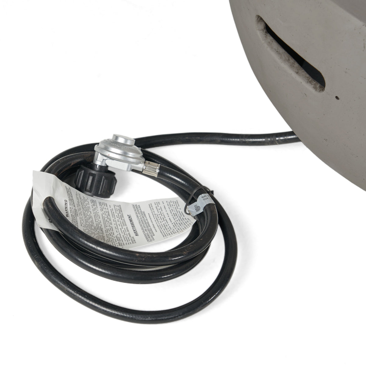 WONDERWALL 'Une Collection' 27" Bowl Propane Fire Pit with 40,000 BTU Output - Light Gray