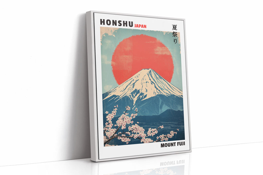 WONDERWALL ‘L’Atelier Fun Collection’ Vintage Mount Fuji – Rising Sun & Cherry Blossoms