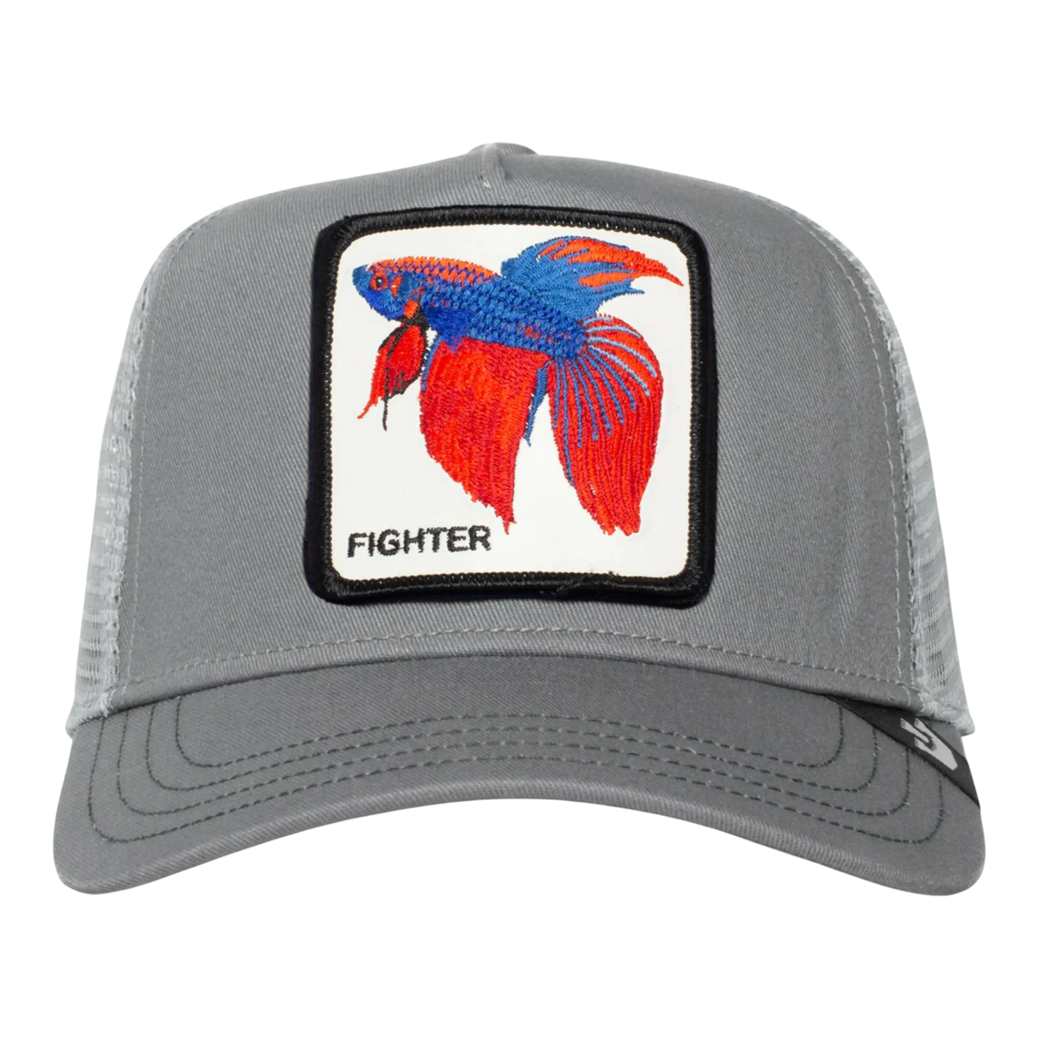Goorin Bros Alpha Betta Men Trucker Hat Grey