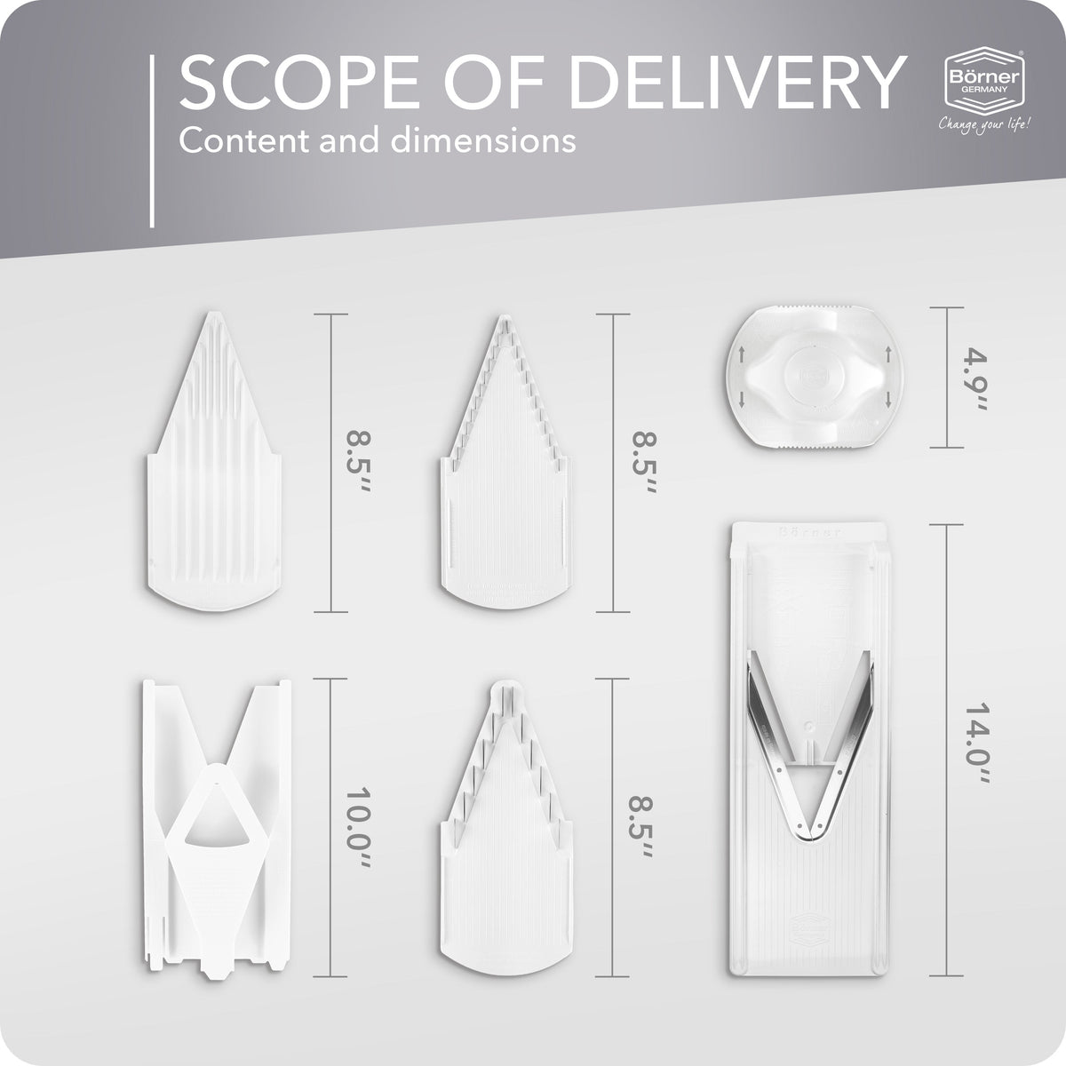WONDERWALL ‘La Sélection Joyce’ Börner V3 TrendLine Starter Mandoline Set