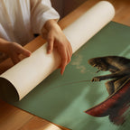 WONDERWALL ‘L’Atelier Fun Collection’ Fishing Ape in a Red Canoe