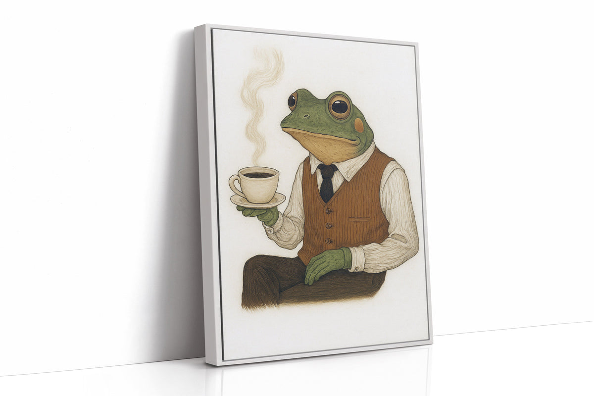 WONDERWALL ‘L’Atelier Fun Collection’ Gentleman Frog – Caffeinated & Classy