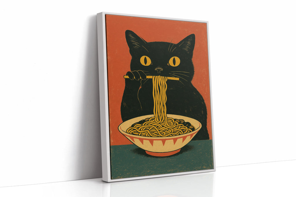 WONDERWALL 'L’Atelier Fun Collection' Ramen Raider – Midnight Noodles, Feline Style