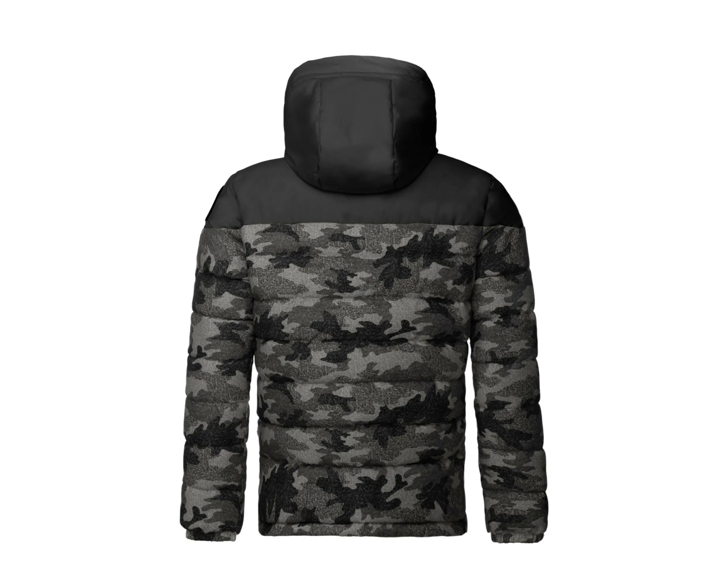 Invicta Joey Hip-Length Men Puffer Jacket Anthracite/Dark Grey