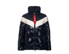 Invicta Jessica Faux Down High Collar Women Puffer Jacket Navy