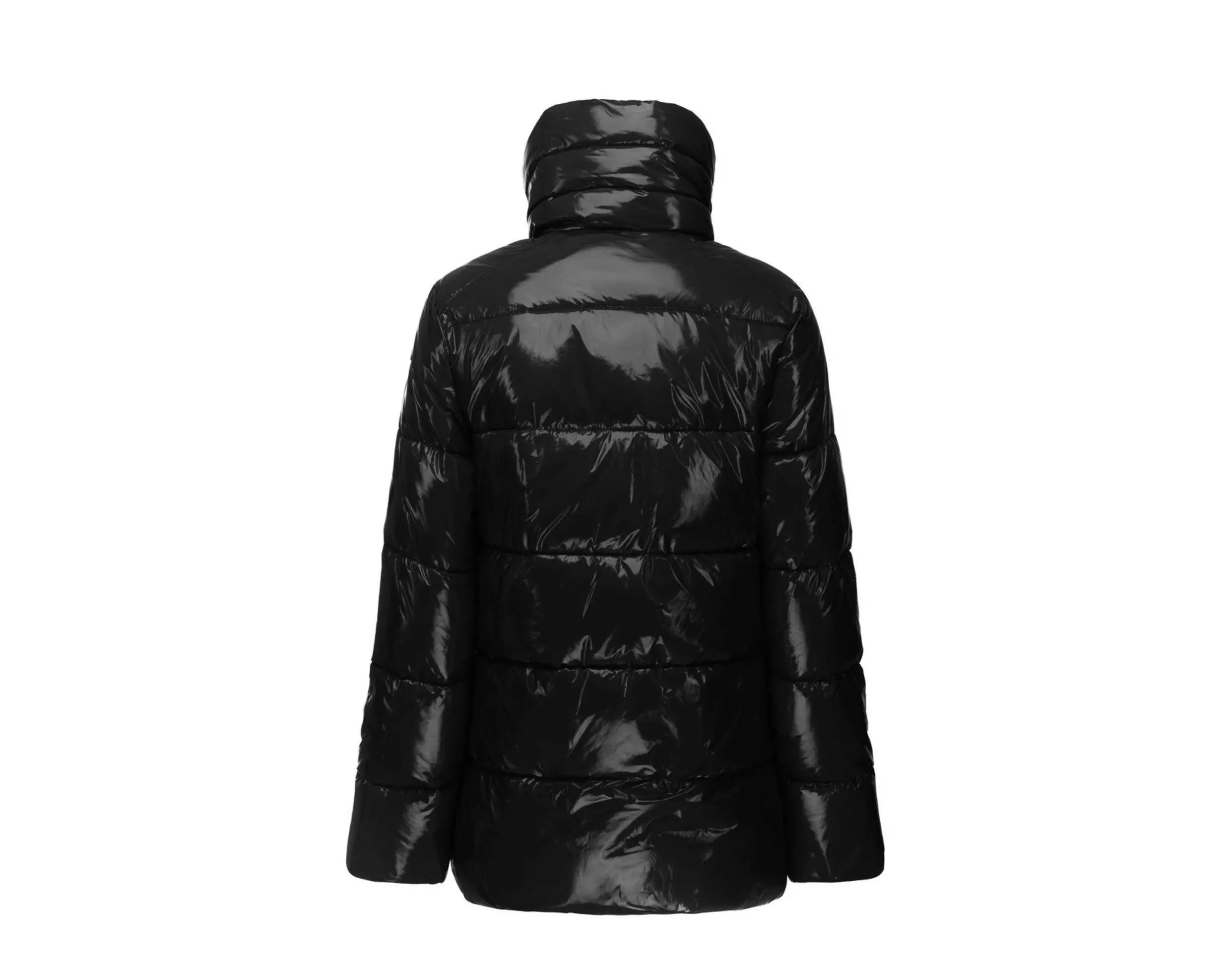 Invicta Leah Contemporary Stylish Coat Women Puffer Jacket Black