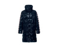 Invicta Lisa Long Glossy Coat Women Puffer Jacket Navy