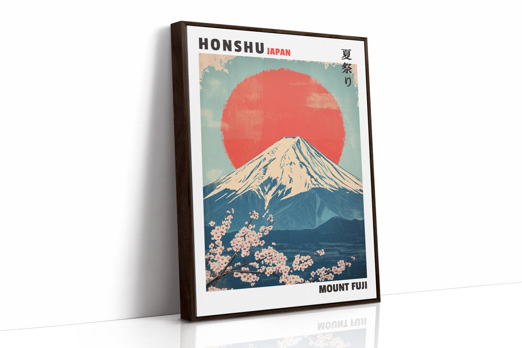 WONDERWALL ‘L’Atelier Fun Collection’ Vintage Mount Fuji – Rising Sun & Cherry Blossoms
