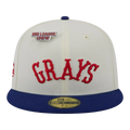 New Era x Big League Chew Men Homestead Grays Negro League 59FIFTY Fitted Hat Chalk White/Navy
