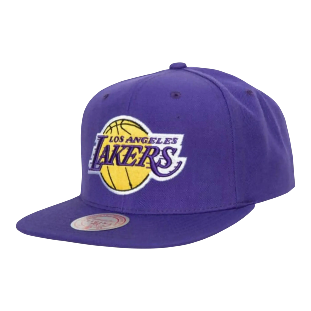 Mitchell & Ness NBA Los Angeles Lakers Team Ground 2.0 Snapback Hat Purple