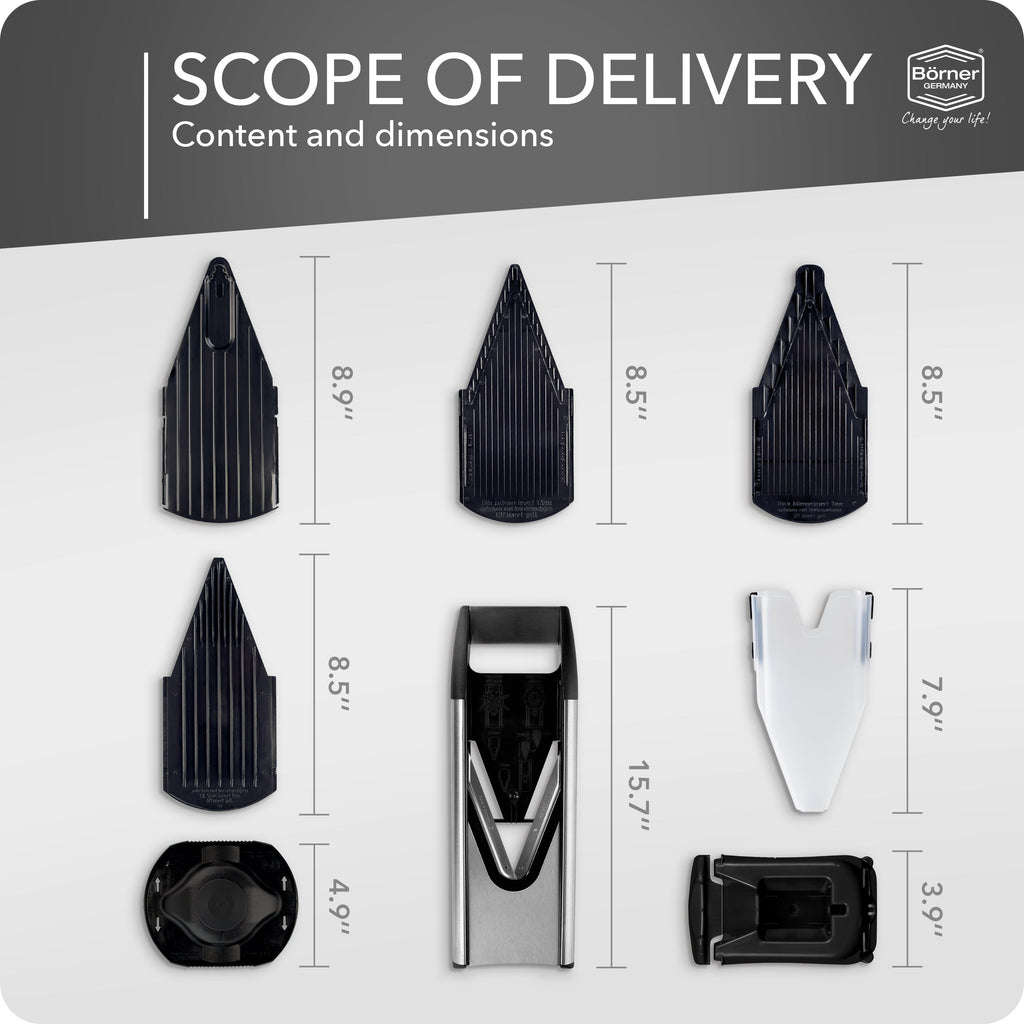 WONDERWALL ‘La Sélection Joyce’ Börner V6 ExclusiveLine Professional Mandoline Set