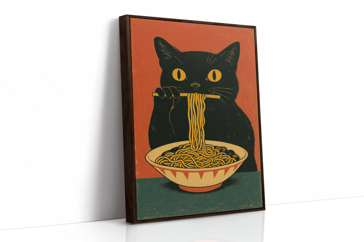 WONDERWALL 'L’Atelier Fun Collection' Ramen Raider – Midnight Noodles, Feline Style