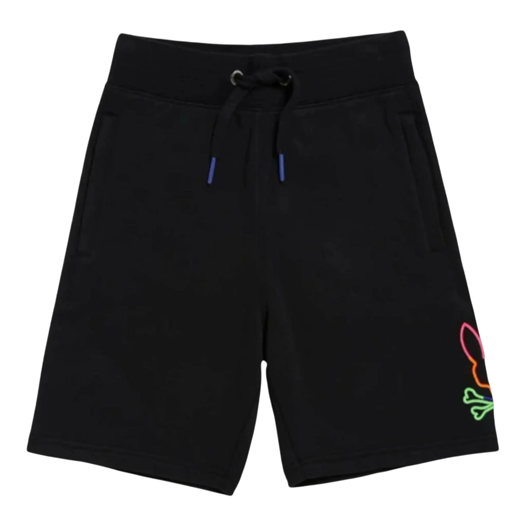 Psycho Bunny Leo Bunny Kids Shorts Black