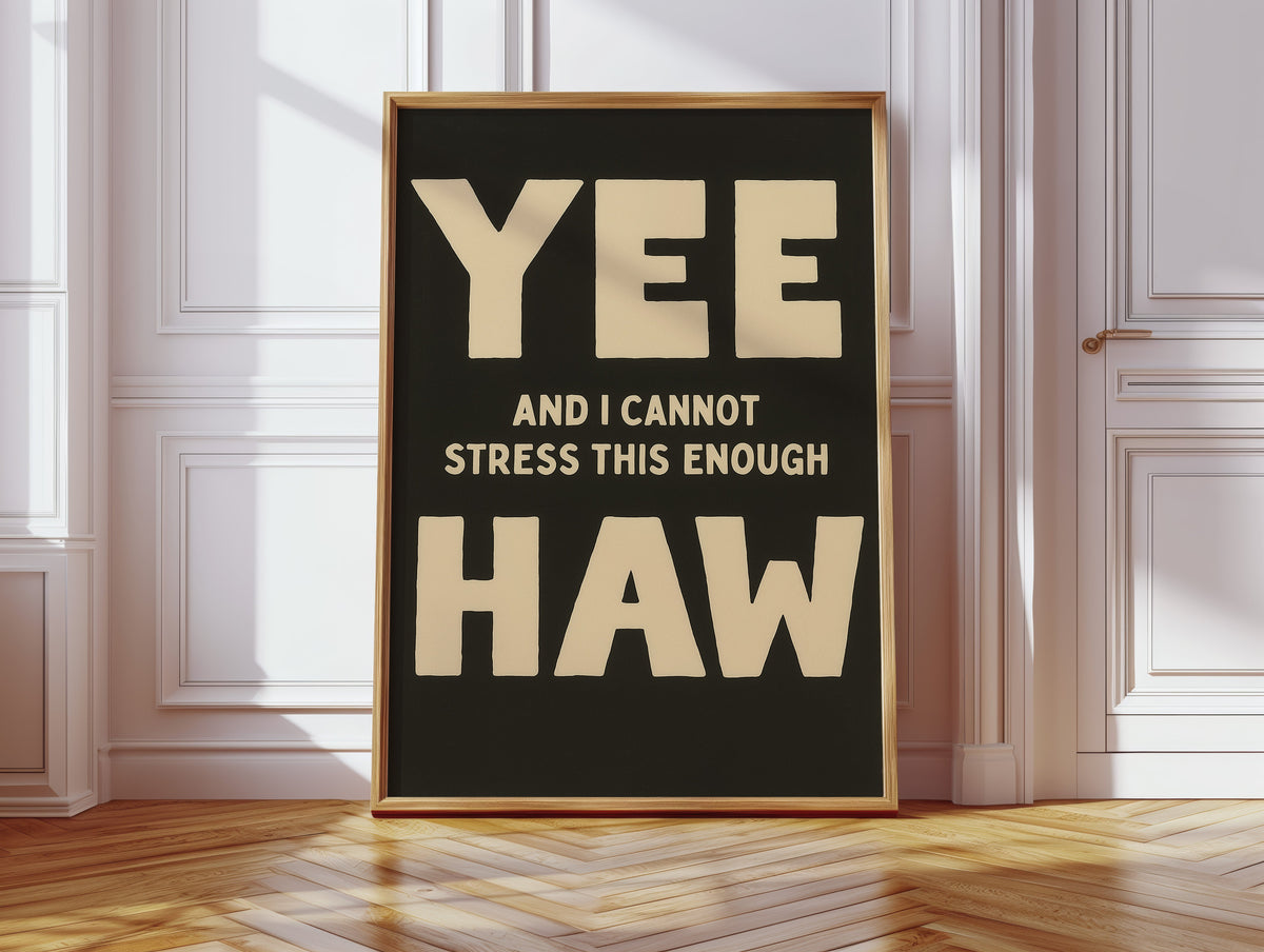 WONDERWALL ‘L’Atelier Fun Collection’ Yee Haw and I Cannot Stress This Enough