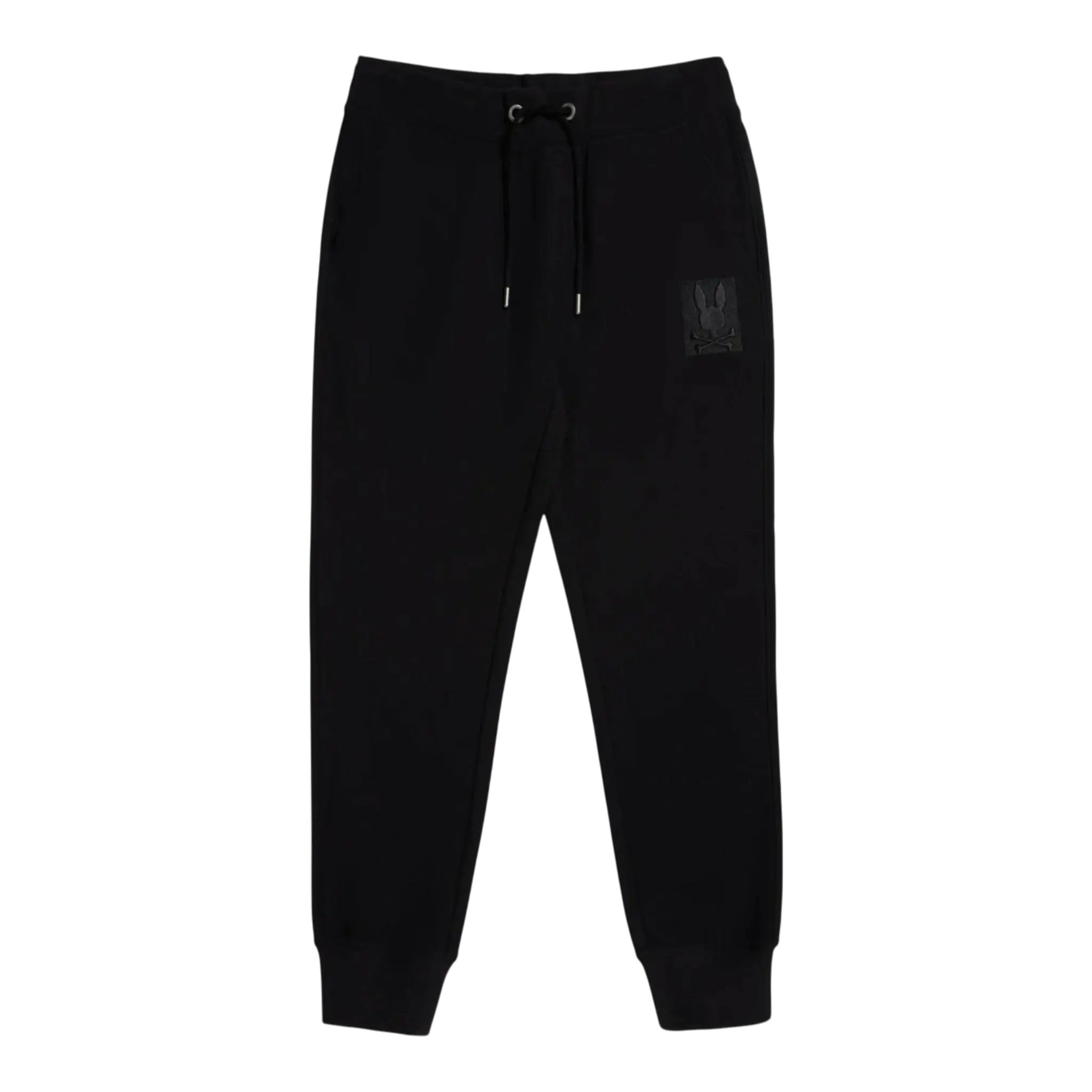 Psycho Bunny Yorkville Embroidered Men Sweatpants Black