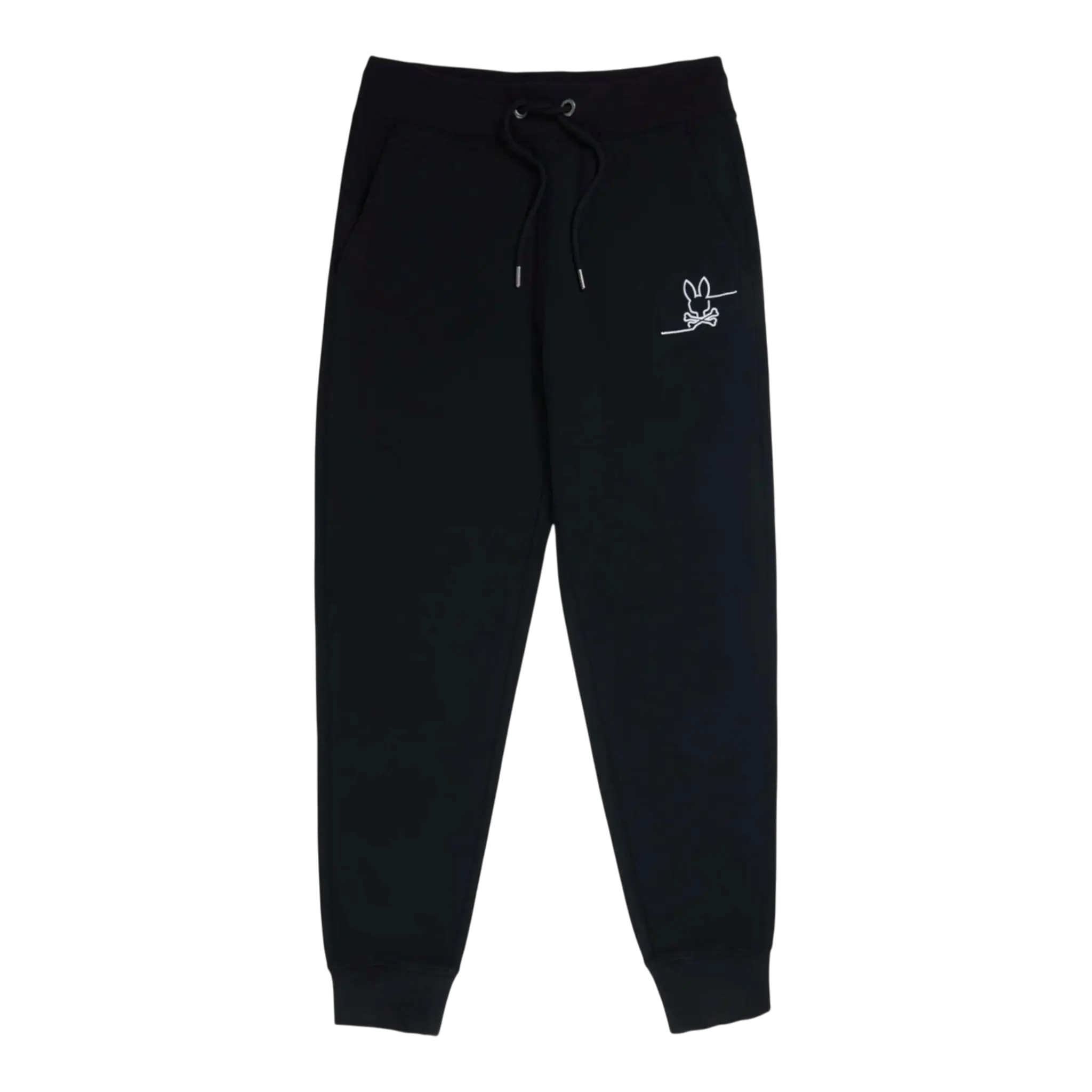 Psycho Bunny Chester Embroidered Men Sweatpants Black