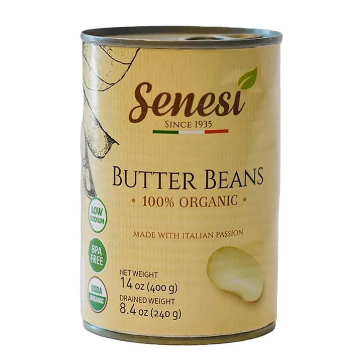 Organic Cooked Butter Beans (14OZ)