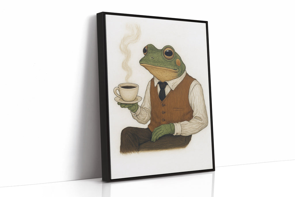 WONDERWALL ‘L’Atelier Fun Collection’ Gentleman Frog – Caffeinated & Classy