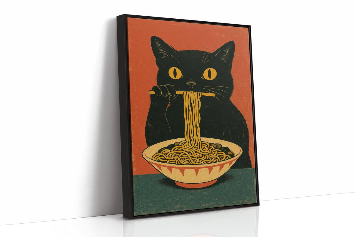 WONDERWALL 'L’Atelier Fun Collection' Ramen Raider – Midnight Noodles, Feline Style