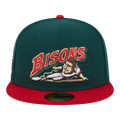New Era x Big League Chew Men Buffalo Bisons 59FIFTY Fitted Hat Green/Red