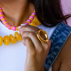 WONDERWALL ‘L’Accessoire’ Halo Gold Ring