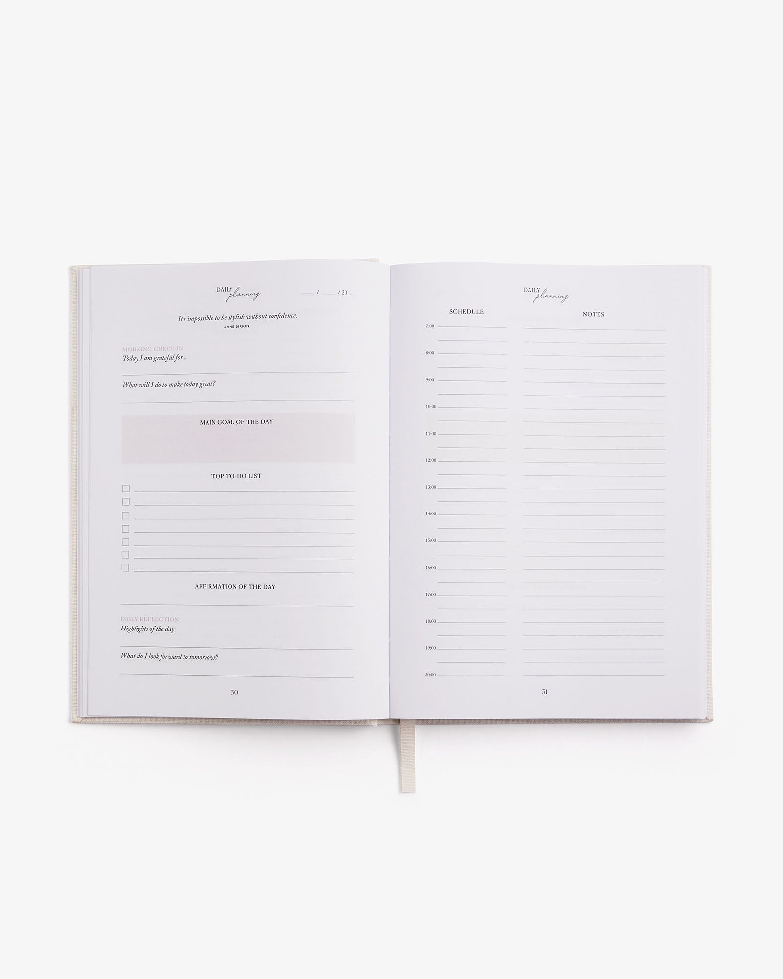 LIFE&Style Planner - Off - White