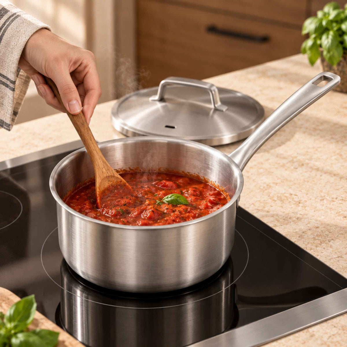WONDERWALL ‘La Sélection Joyce’ 5-Ply Stainless Cookware Set, 7-Piece