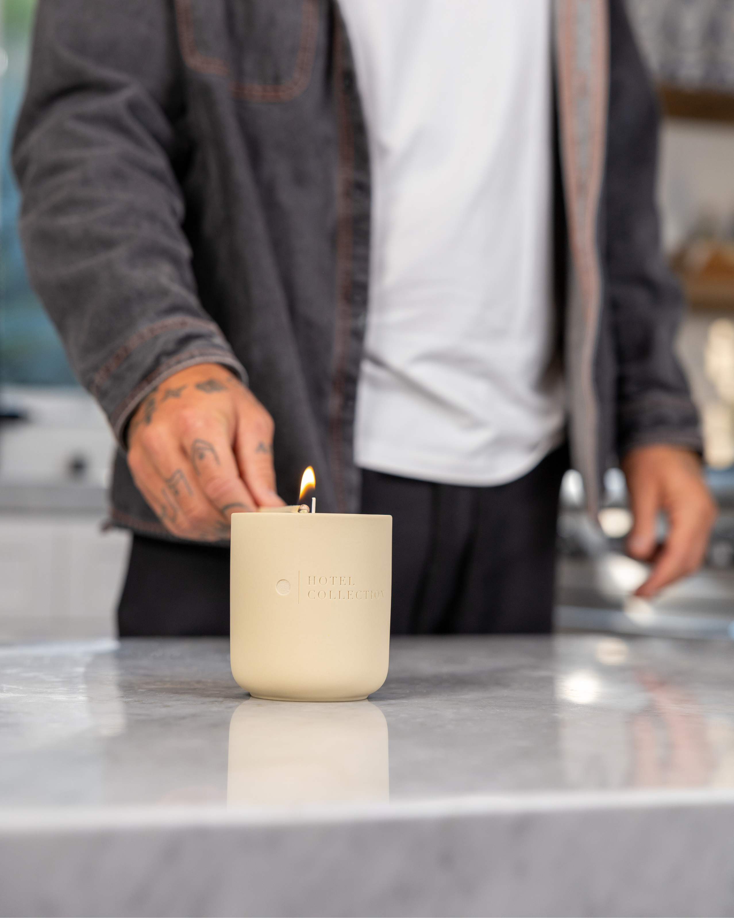 Petite Ceramic Sand Wax Set