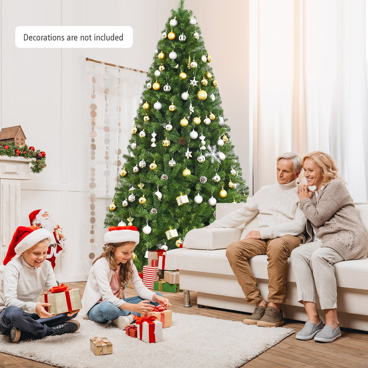WONDERWALL ‘Noël DuBois’ Unlit Hinged Artificial Christmas Tree — Multiple Sizes