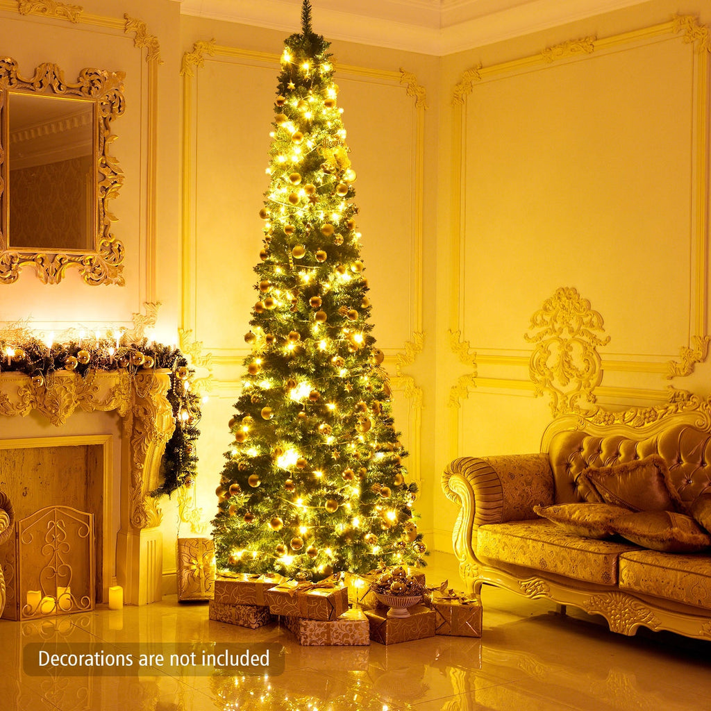 WONDERWALL ‘Noël DuBois’ 5–9 ft Unlit Slim Pencil Artificial Christmas Tree