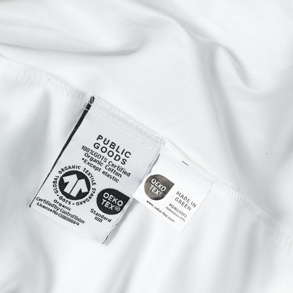 Organic Cotton White Duvet Cover