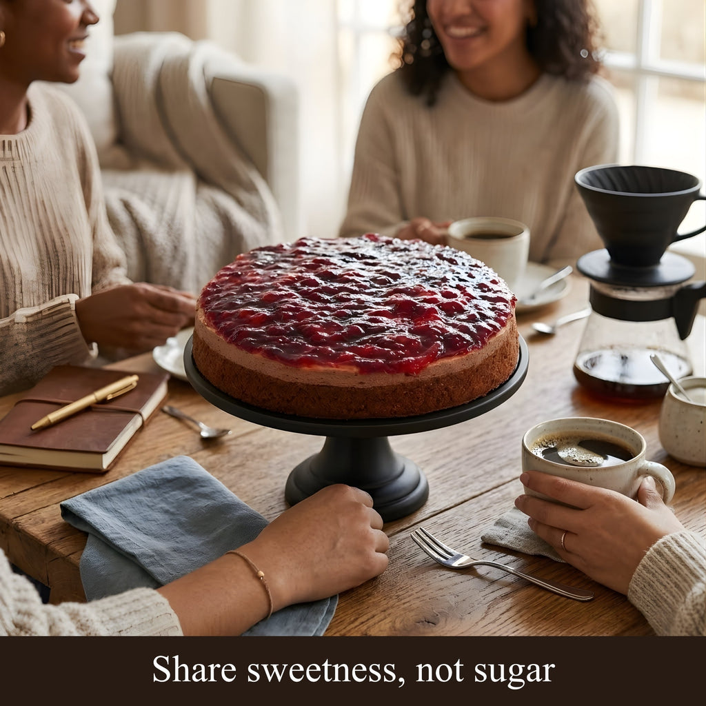 Andy Anand Sugar - Free Chocolate Wildberry Mousse Cake, 3 lb – Keto & Diabetic - Friendly, Freshly Baked, No Preservatives, Birthday Gift Box