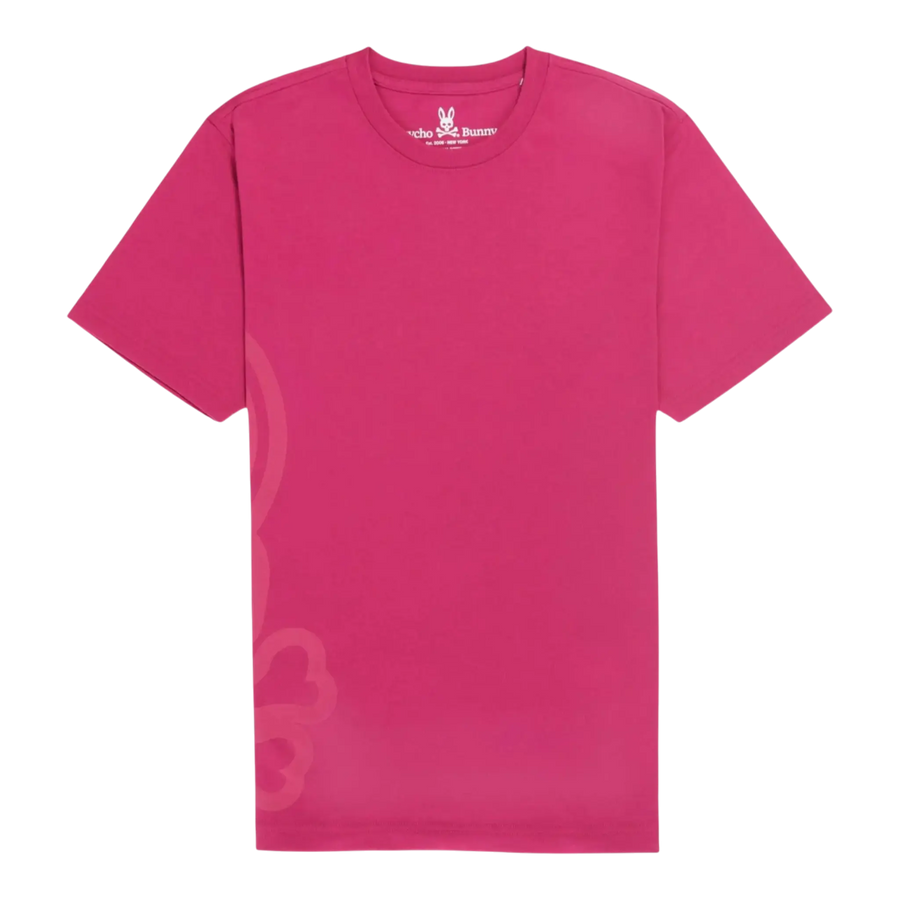 Psycho Bunny Chatham Men T‑Shirt Wild Berry
