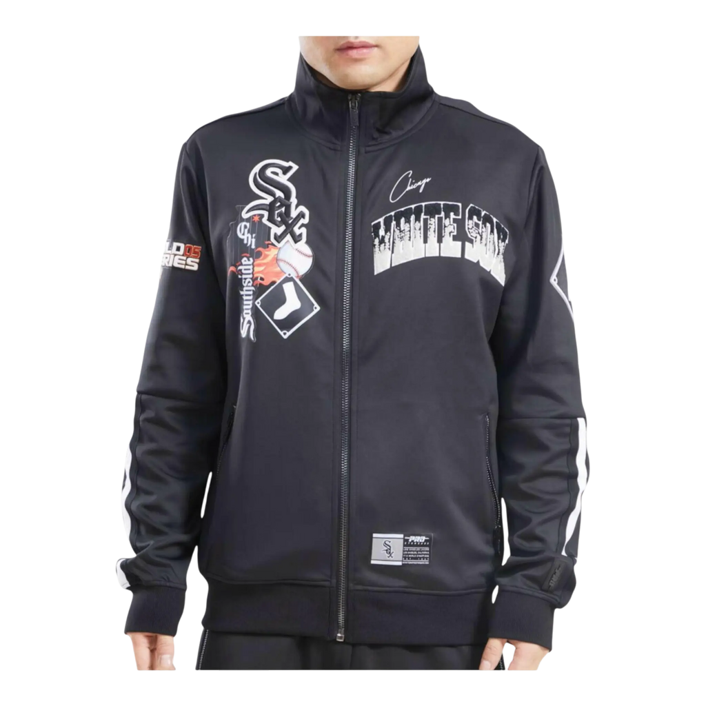 Pro Standard Chicago White Sox Home Town Men Track Jacket Black