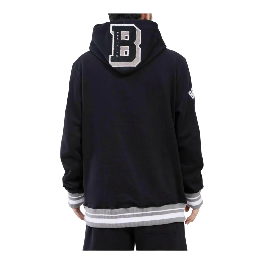 Pro Standard NBA Brooklyn Nets Mash Up Logo P/O Men Hoodie Black