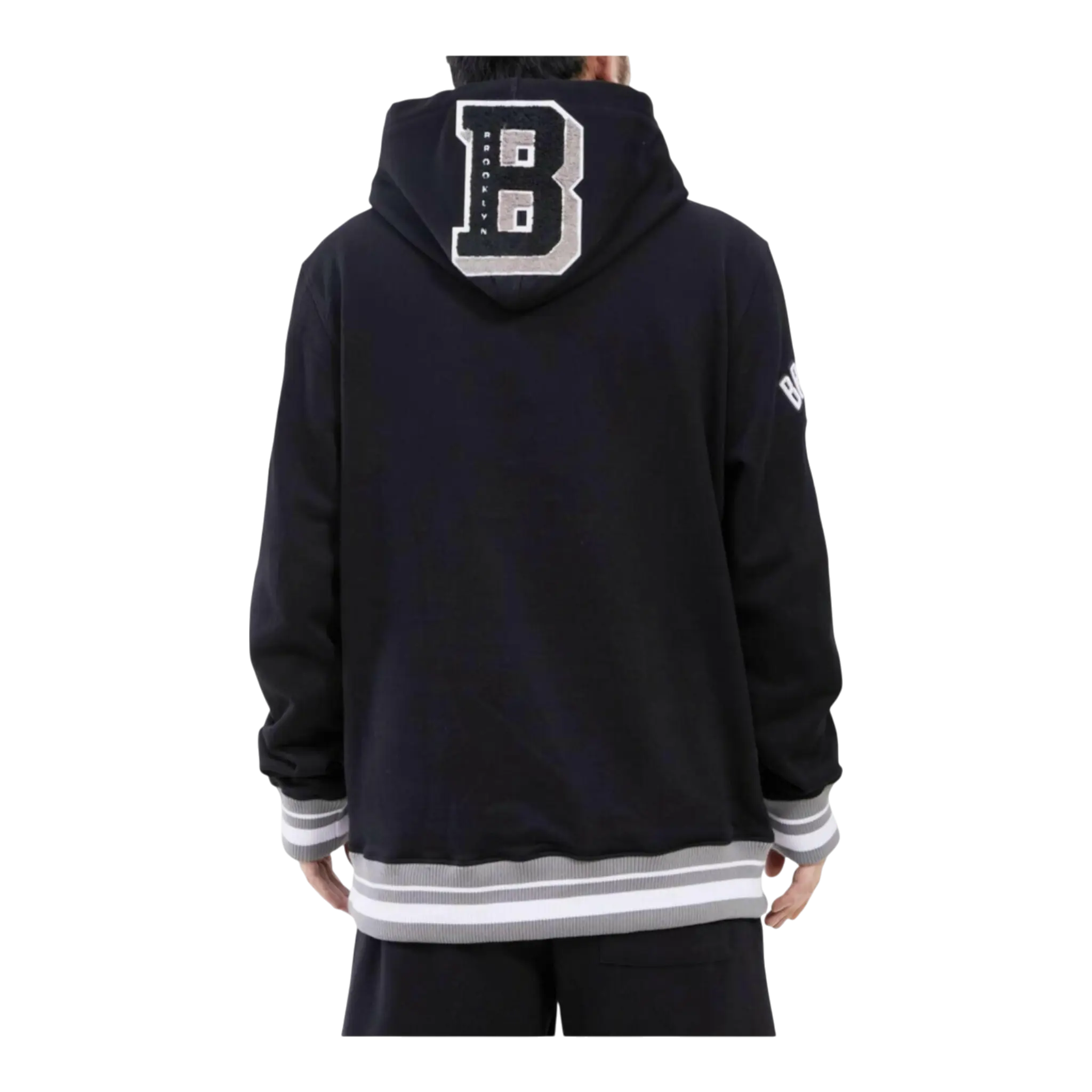 Pro Standard NBA Brooklyn Nets Mash Up Logo P/O Men Hoodie Black