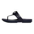 FitFlop Gracie Women Thong Sandals Navy Leather Toe-Post
