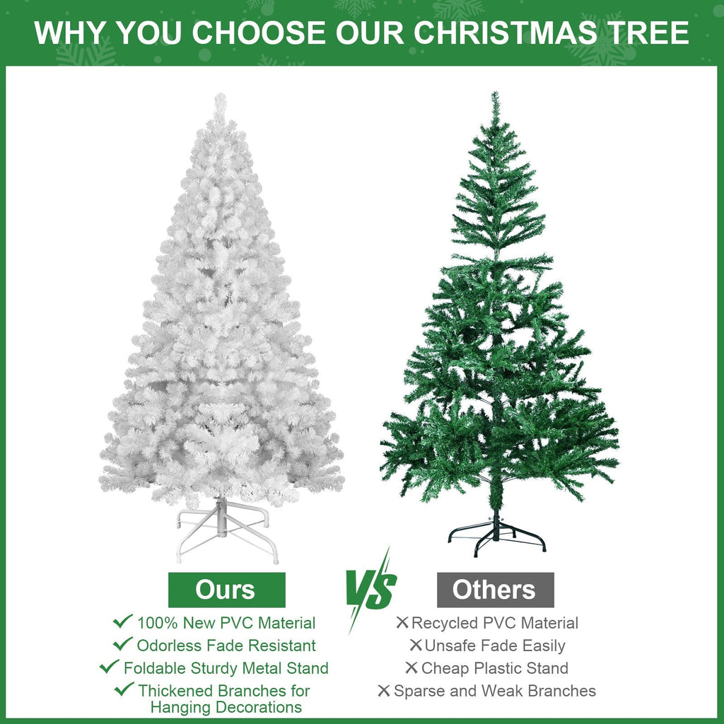 WONDERWALL ‘Noël DuBois’ 7 ft Artificial Christmas Tree – White
