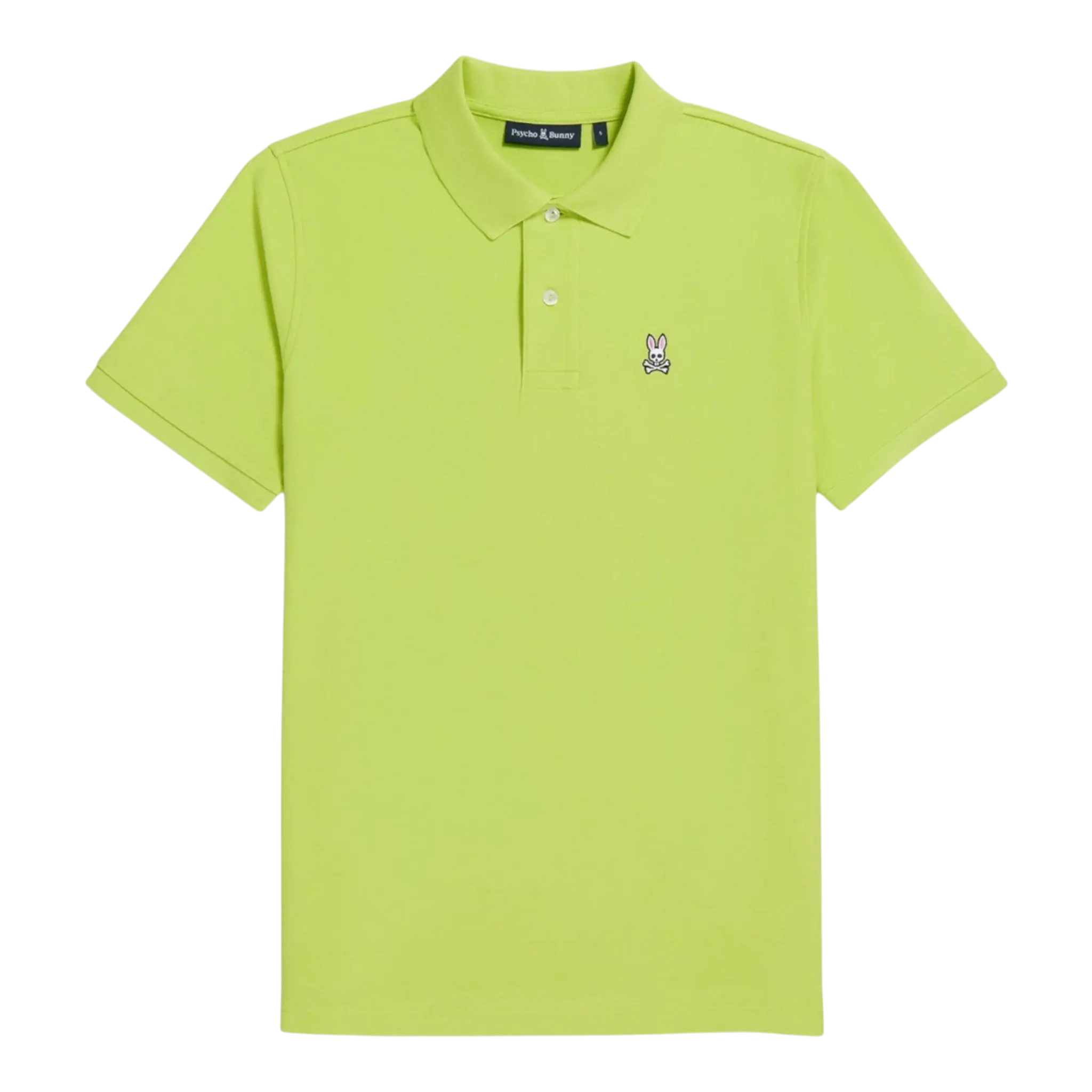Psycho Bunny Classic Polo Men Polo Shirt Lime Granita