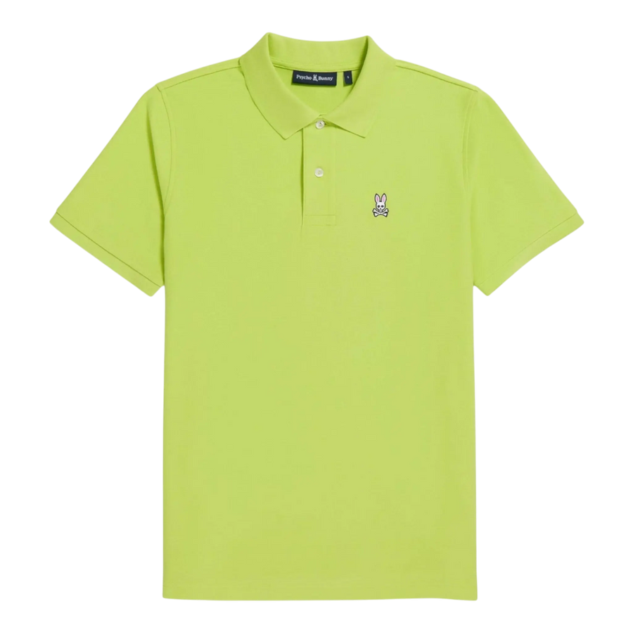 Psycho Bunny Classic Polo Men Polo Shirt Lime Granita