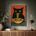 WONDERWALL 'L’Atelier Fun Collection' Ramen Raider – Midnight Noodles, Feline Style