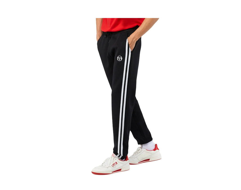 Sergio Tacchini Prato Men Track Pants Black/White
