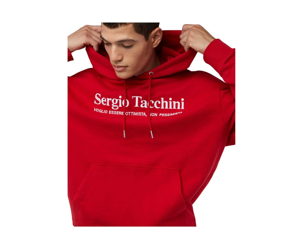 Sergio Tacchini Ottimista Men Hoodie Tango Red
