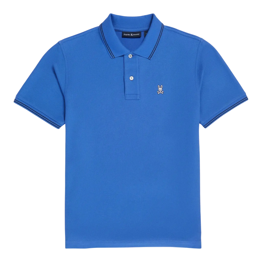 Psycho Bunny Logan Men Polo Shirt Dazzling Blue