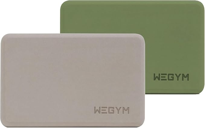 Yoga blocks with Anti - Slip, Comfortable Grip, Sturdy Sides for Secure Workouts at Home, for Yoga, and Pilate Training