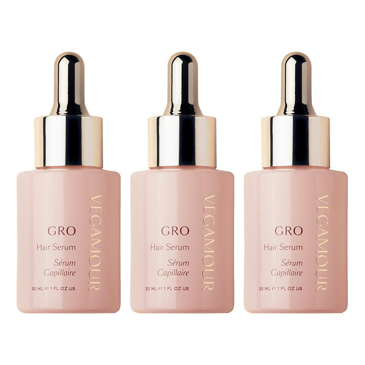 VEGAMOUR GRO Hair Serum for Hair Thinning & Shedding, Thicker Fuller Looking Hair In As Soon As 90 Days, Non Oily, Bergamot Scent, Vegan & Cruelty Free