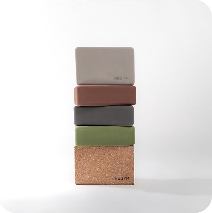 Yoga blocks with Anti - Slip, Comfortable Grip, Sturdy Sides for Secure Workouts at Home, for Yoga, and Pilate Training