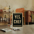 WONDERWALL 'L’Atelier Fun Collection' Yes Chef Kitchen Command Print